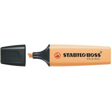Imagem de Marcador Stabilo Boss Pastel 2 a 5mm Laranja Palha