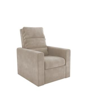 Imagem de Poltrona Reclinável MX-14 Turin Veludo Capuccino E-434 - Matrix