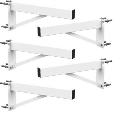Imagem de Kit 05 Suportes para Pia Cozinha Granito Parafusar Grapa Bancada Mármo