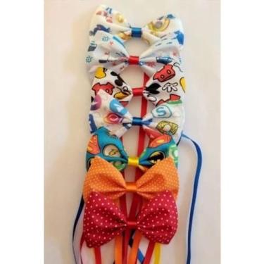 Imagem de Gravata Borboleta Pet  10und Banho e Tosa Dispinivel Tam PP P M G GG E