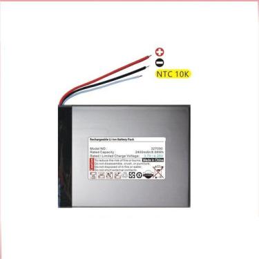 Imagem de Bateria 3 Fios 2400mah 3,7v 327090 3,2mm X 70mm X 90mm - KMIG