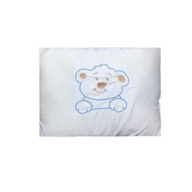 Imagem de Travesseiro Bebê Bordado Infantil 30x40 Sono Leve Luma Baby - Lumababy