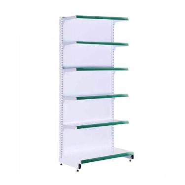 Imagem de Gôndola Prateleira Supermercado 6 Níveis 40x30 New Plus 2,00m Parede I