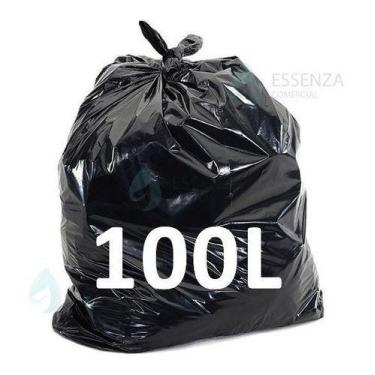 Imagem de Saco De Lixo 100 Litros Reforçado 100 Unidades 0,12 - HIGIPACK