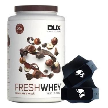 Imagem de Fresh Whey Isolado Hidro 3W Chocolate 900g Luva DarkLab Dux - Dux Nutr
