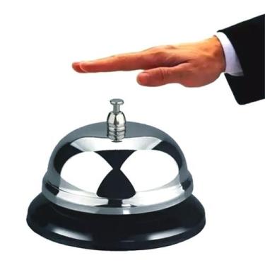Imagem de Campainha Sino Mesa Balcão Restaurante Hotel Loja Recepção - IDEA+PRO