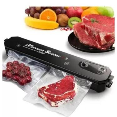 Imagem de Máquina Seladora Alimentos Vácuo 10 Sacos Embalagens Bivolt - DRAIK