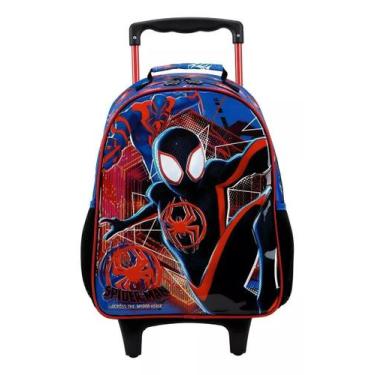 Imagem de MOCHILA DE RODINHAS 14 SPIDER MAN R2 - 11681 HOMEM ARANHA Preta - XERY