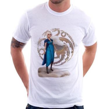 Imagem de Camiseta Daenerys Targaryen Art - Foca na Moda, Branco, M
