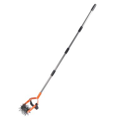 Imagem de Ferramenta de Cultivo de Jardim, Alça Ajustável, Resistente à Oxidação, Esmagamento Eficiente, Leme de Jardim, Uso Flexível, Capinador de Jardim para Semear Grama (4 seções)