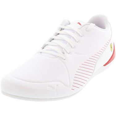 Imagem de PUMA Tênis masculino Scuderia Ferrari Drift Cat 7 Ultra, Puma White-rosso Corsa, 11.5