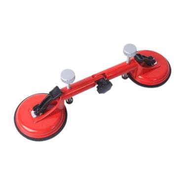 Imagem de Ioensy Ferramenta de manutenção profissional de marceneiro de marceneiro de costura sem costura com copos de sucção a vácuo para ladrilhos de bancadas de, Vermelho