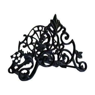 Imagem de Enrolador De Mangueira Em Alumínio Fundido Provençal PRETO - Funditex,