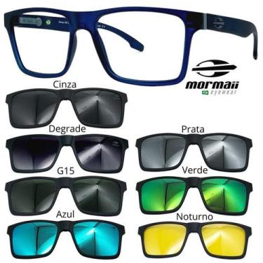 Imagem de Armação de Grau Oculos Mormaii Swap Ng 6098 com 7 Clipons, K26