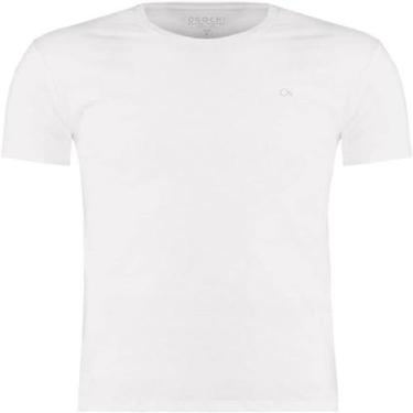 Imagem de Camiseta Manga Curta Ogochi Slim Masculina 006000012 Branca, G1, Branc