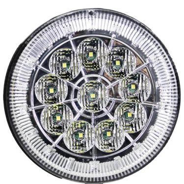 Imagem de Lanterna Traseira 125mm Caminhão Carreta Mod. Randon 10 LED CR 24V - M