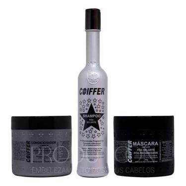 Imagem de Kit Pós Selante Prata E Pós Progressiva Coiffer 3 Passos