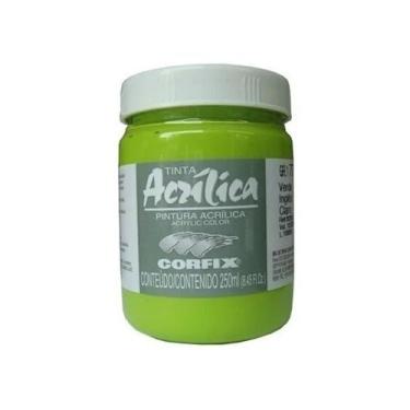 Imagem de Tinta Acrílica 250ml G1 77 Verde Ingles Claro Corfix, 077 - VERDE INGL