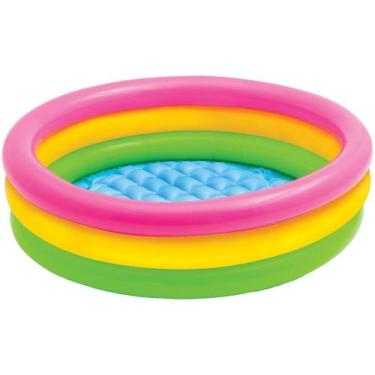 Imagem de Piscina Infantil Inflável Redonda Intex - 56L Pôr do Sol