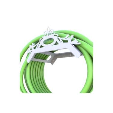 Imagem de Suporte Enrolador De Mangueira De Jardim Classic Branco - FassinShop