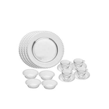 Imagem de Aparelho de Chá 16 Peças Wolff Pearl em Cristal Ecológico – Transparente