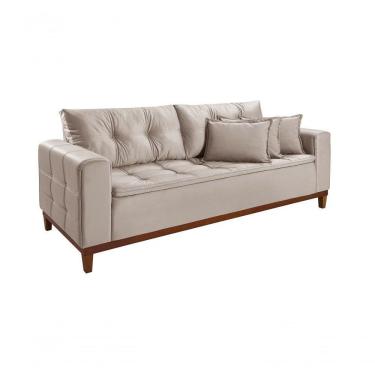 Imagem de Sofá Atenas 1,70 3 Lugares Império Estofados Veludo Marfin162