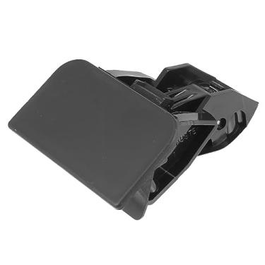 Imagem de X AUTOHAUX Alça de tampa de bloqueio de porta-luvas sem furo para VW Polo 2005-2009 Substituir 6Q0 857 131D Acessórios interiores de carro preto