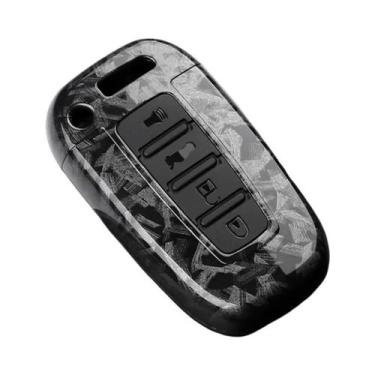 Imagem de Capa De Chave De Carro Abs De Fibra De Carbono Para Hyundai Solaris Hb