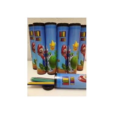 Imagem de Jogo de Pega Vareta Tema Mario, Brinquedo Clássico, Kit 4x Unidades