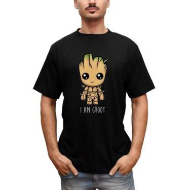 Imagem de Camiseta Masculina Groot Guardiões Da Galáxia I An Goot - Bella Store,