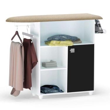 Imagem de Tábua de Passar Roupas Melanie Branco Preto - CASA H