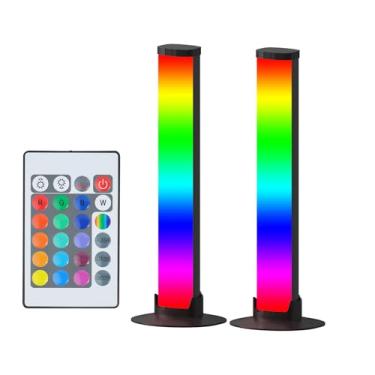 Imagem de Barra de luz RGB, barra de luz LED inteligente para quarto, lâmpada ambiente de sincronização de música dinâmica, luz de fundo de TV para jogos de 16 milhões de cores, luzes inteligentes de controle