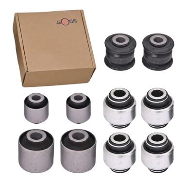 Imagem de Jectam Kit de bucha de junta de suspensão traseira, 10 peças, compatível com Ford Explorer 2011-2019, utilitário interceptor de polícia 2013-2019 substitui para DB5Z5B758B DB5Z5B759B BB5Z5B758A