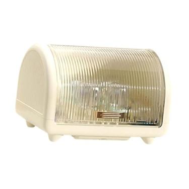 Imagem de IEUDNS Escorredor de pratos para cozinha, escorredor de pratos, organizador de utensílios de mesa multifuncional, organizador de balcão à prova de poeira, de