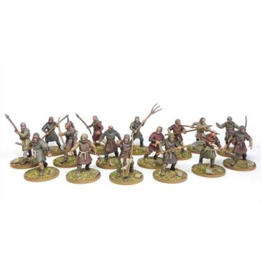 Imagem de Wargames Atlantic, The Age of Chivalry, Peasant Levy (1100-1350) 28mm Hard Plastic Figures