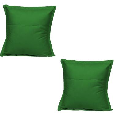 Imagem de Kit 2 Almofadas Decorativa Cheia Fofinha Para Sofá Cadeira Poltrona 42 Cm Suede