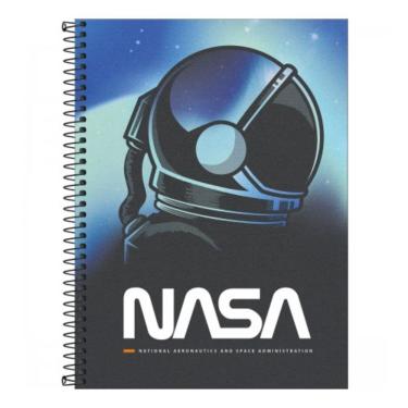 Imagem de Caderno Espiral Capa Dura Universitário 1 Matéria Nasa 80 Folhas Estampa 4