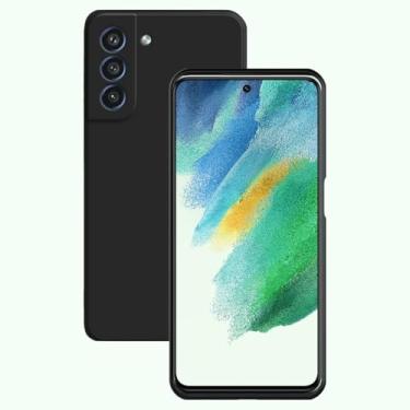 Imagem de Capa Capinha Case Premium Anti Impacto Preta Compatível Com Samsung Galaxy S21 FE