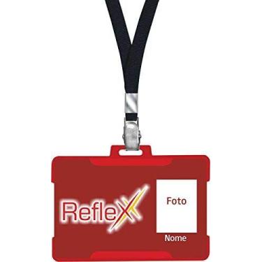 Imagem de Cordao Para Cracha Tecido Cores Sortidas C/Jacare - REFLEX