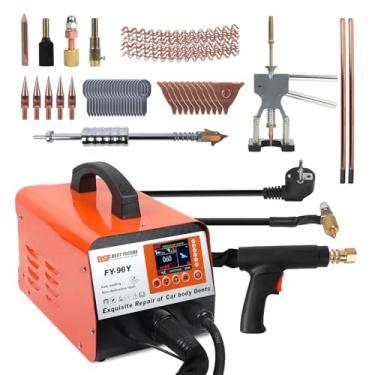 Imagem de MOTOCOCHE Kit De Reparo De Amassados Com Soldador De Pinos E Visor, Soldador Extrator De Amassados 0-3 Kw, Soldador A Ponto De 110 V, Máquina Extratora De Amassados Para Reparo De Amassados Em Carro