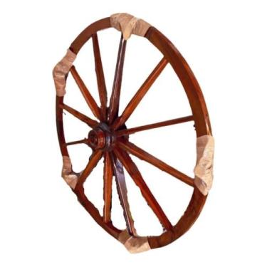 Imagem de Luminaria teto roda carroça - rusticom