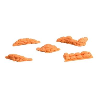 Imagem de MERIGLARE 1/72 Conjunto de Sacos de Areia Diorama Cena Modelo Trens Modelo Ferroviário Cena Adereços Layout Miniatura Realista Cenário Decoração Acessórios