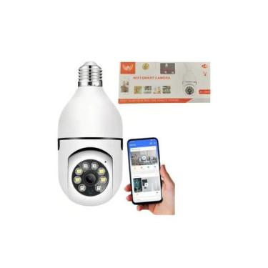 Imagem de Câmera Lâmpada Segurança Ip Lâmpada Wifi Full Hd Visão Noturna Áudio C