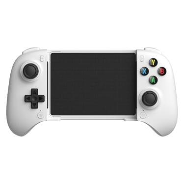 Imagem de AKNES 8BitDo Ultimate Bluetooth Mobile Gaming Controller for Android, Hall Effect Joysticks and Hall Triggers, Wireless Mobile Phone Game Controller, Handheld Gamepad - White
