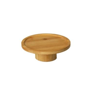 Imagem de PRATO PARA BOLO DE BAMBU COM PÉ