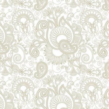 Imagem de Papel de Parede Adesivo Arabesco Dourado - 006 - Multimpressão