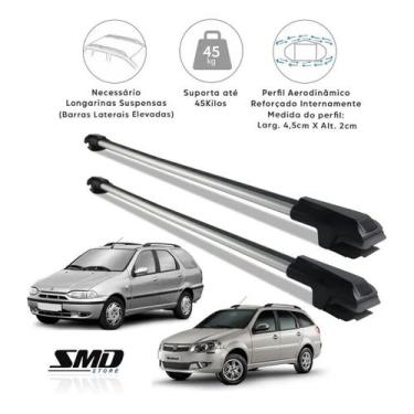 Imagem de Rack Travessa Teto Fiat Palio Weekend Adventure 1997 A 2018 - SMD