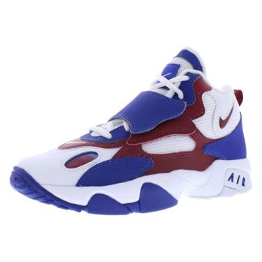 Imagem de Nike T nis infantil Air Speed Turf Big, Branco/Azul (Rush Blue)/Team Red, 6.5 Big Kid