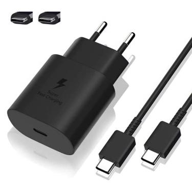 Imagem de Carregador: carregador rápido de 45 W tipo C para Samsung e outros