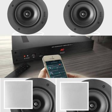Imagem de Amplificador AAT AUDIOCAST AC-1 G2 + 4 Caixas NQ6 WI-FI + BT